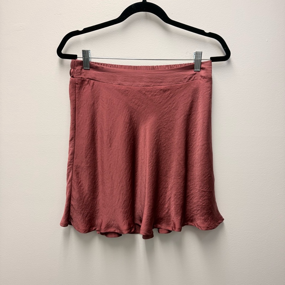 Wishlist Apparel Boutique Maroon Mini Skirt | Size Large